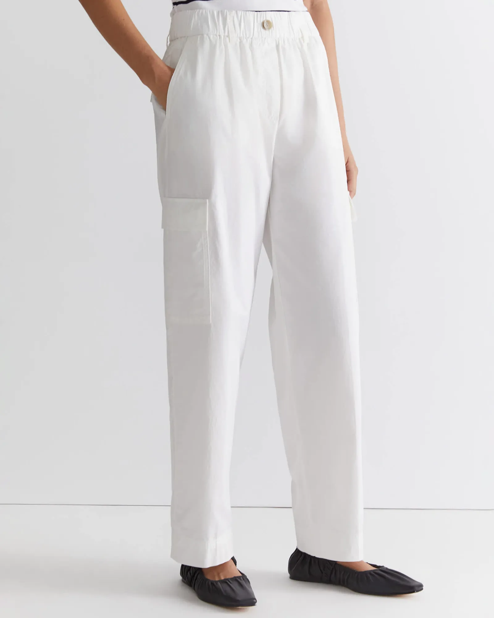 Outlet Sportscraft Mila Cargo Pant in White