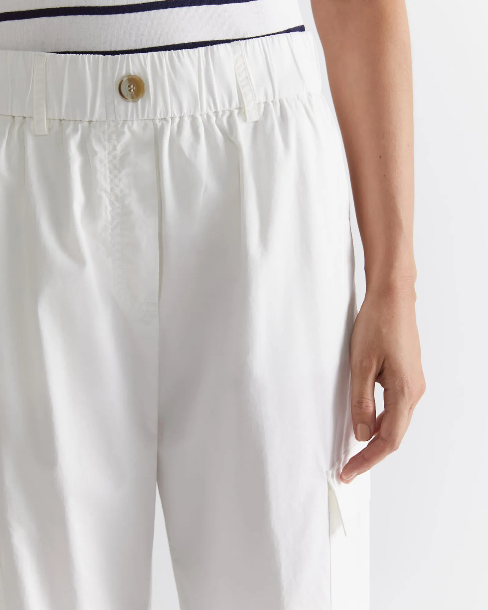 Outlet Sportscraft Mila Cargo Pant in White
