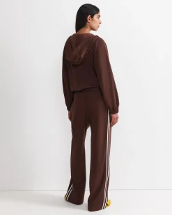 Online Sportscraft Misha Straight Leg Track Pant in Chocolate
