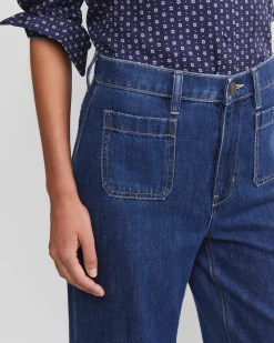 New Sportscraft Nili Wide Leg jean in Blue Wash BlueWash
