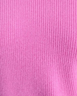 Fashion Sportscraft Pearl Ruffle Sweater in Grape