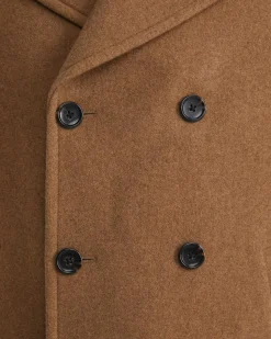 Outlet Sportscraft Phillip Wool Blend Peacoat in Camel