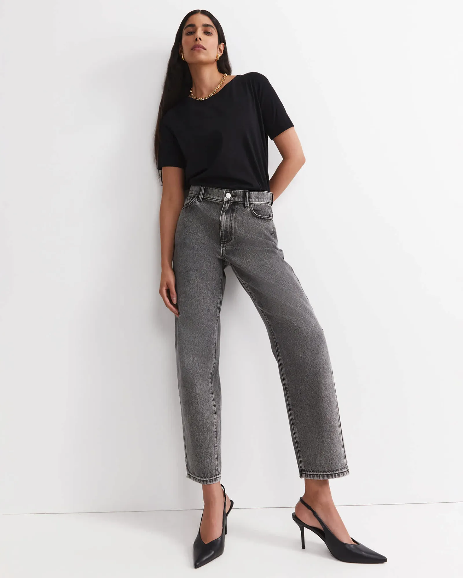 Hot Sportscraft Pippa Barrel Jean in Washed Black WashedBlack