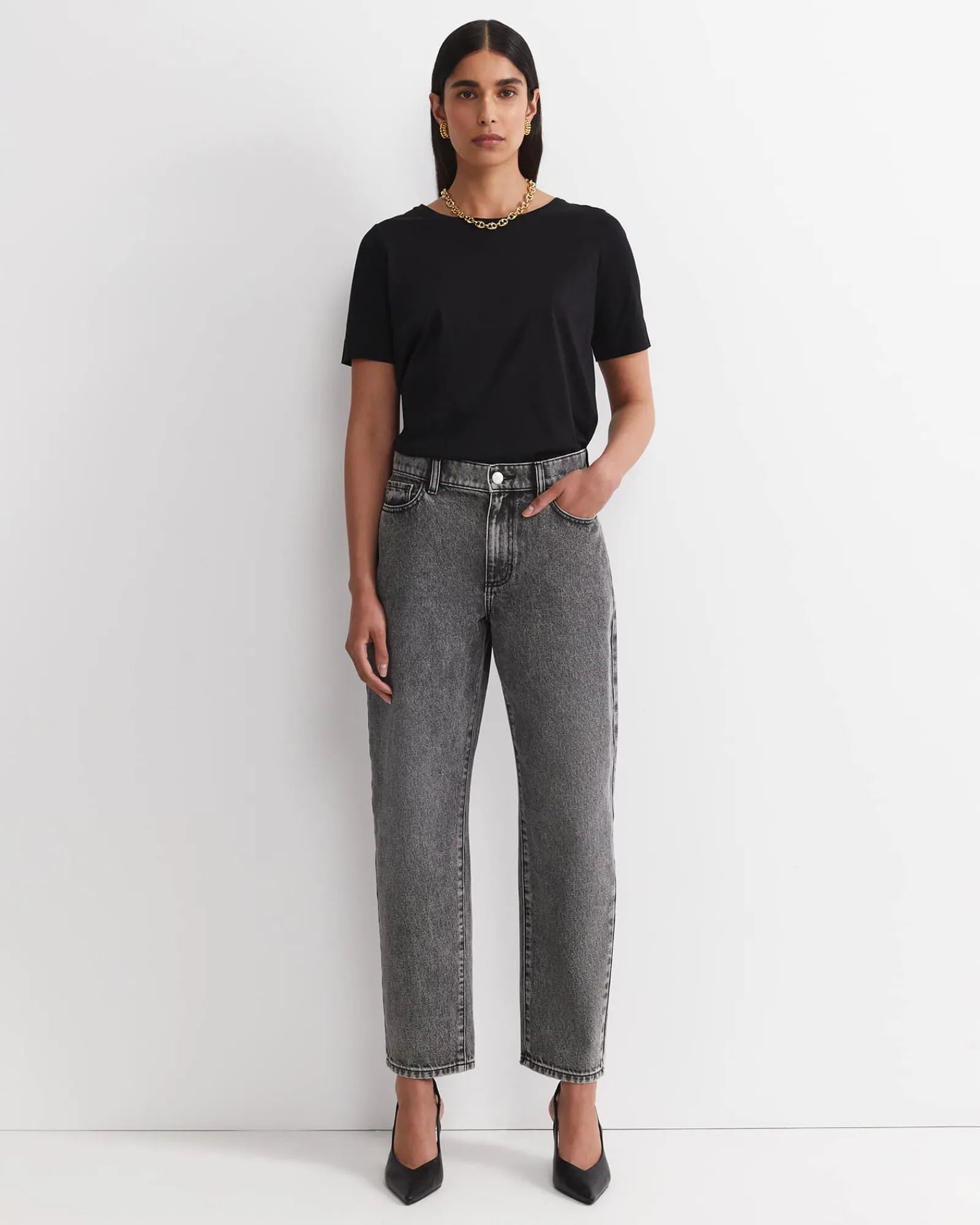 Hot Sportscraft Pippa Barrel Jean in Washed Black WashedBlack