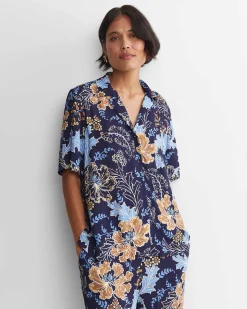 Fashion Sportscraft Poppy Liberty Short Sleeve Blouse in Multi