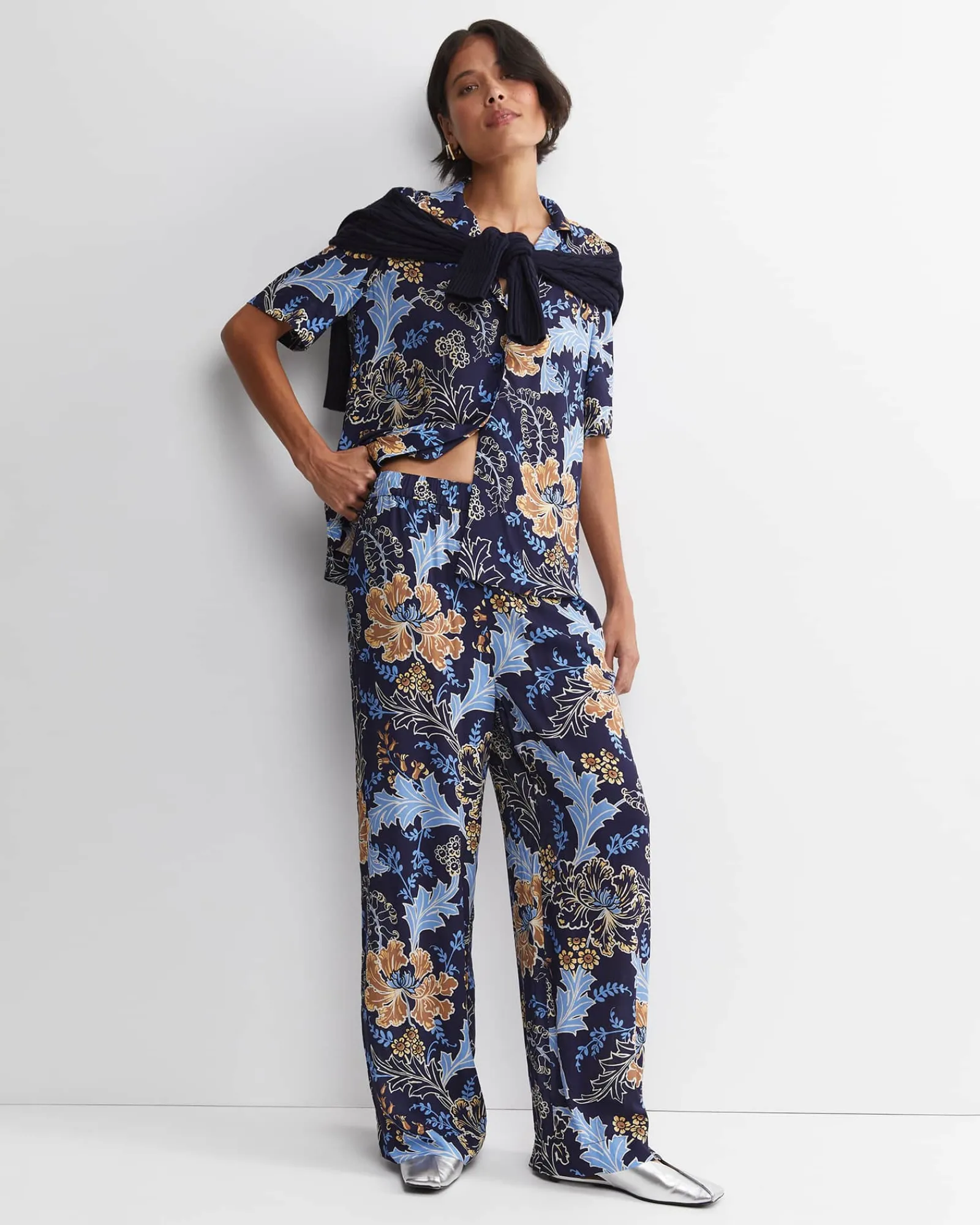Clearance Sportscraft Poppy Liberty Wide Leg Pant in Multi