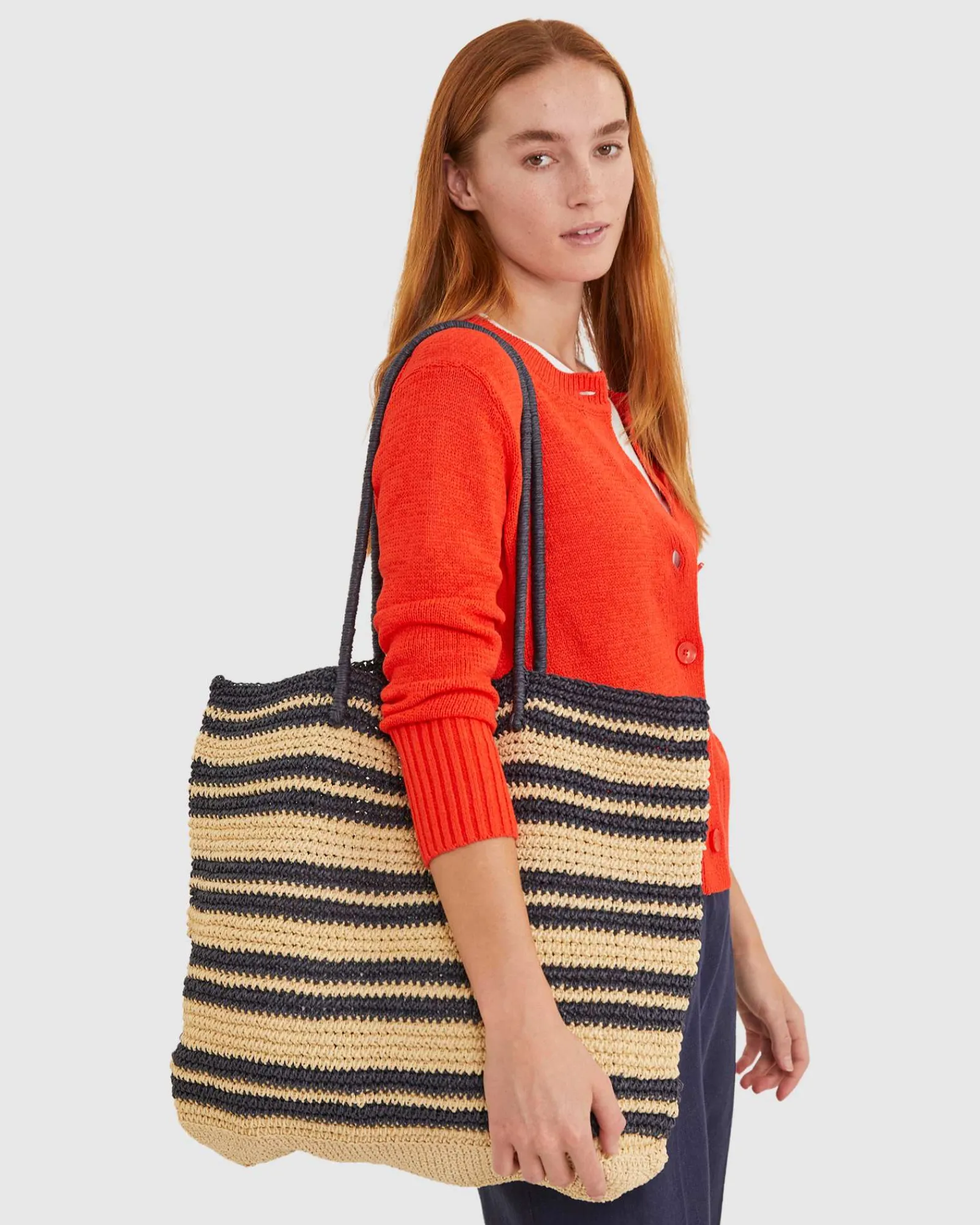 Clearance Sportscraft Raffia Bag in Multi