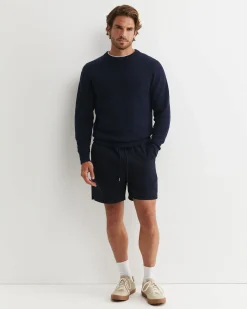 Best Sportscraft Riley Raglan Crew Neck Knit in Navy