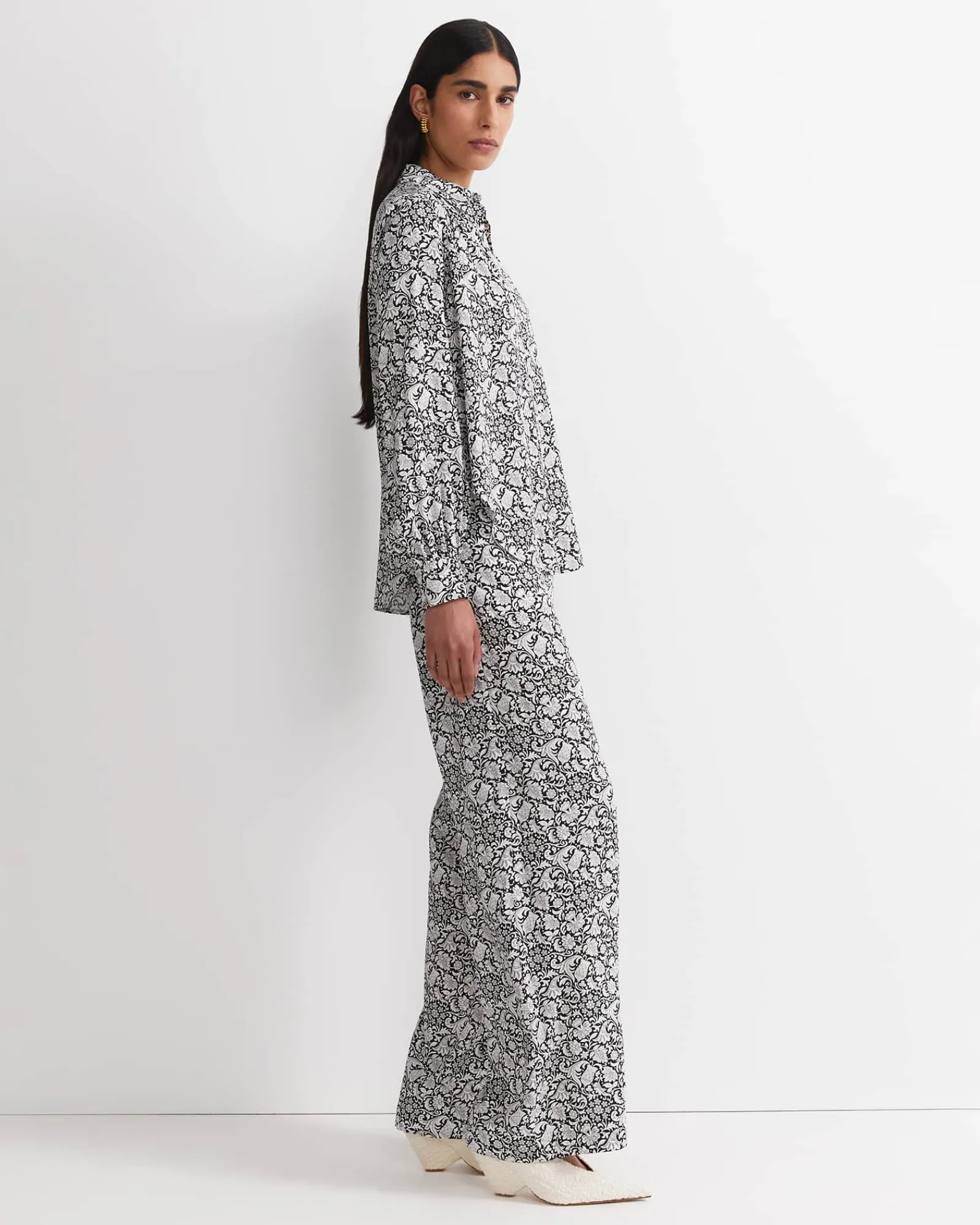 Online Sportscraft Robertson Liberty Blouse in Blackwhite Black/white