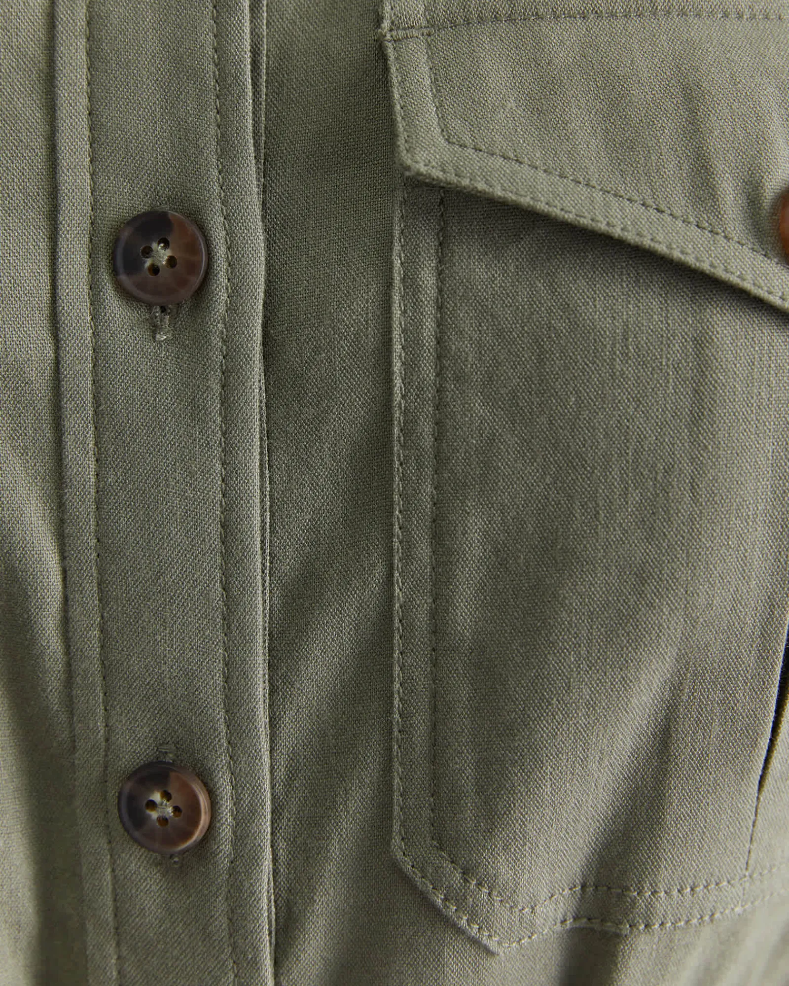 Best Sportscraft Rosa Belted Shirt Dress in Khaki