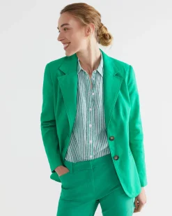 Best Sportscraft Rosa Blazer in Emerald