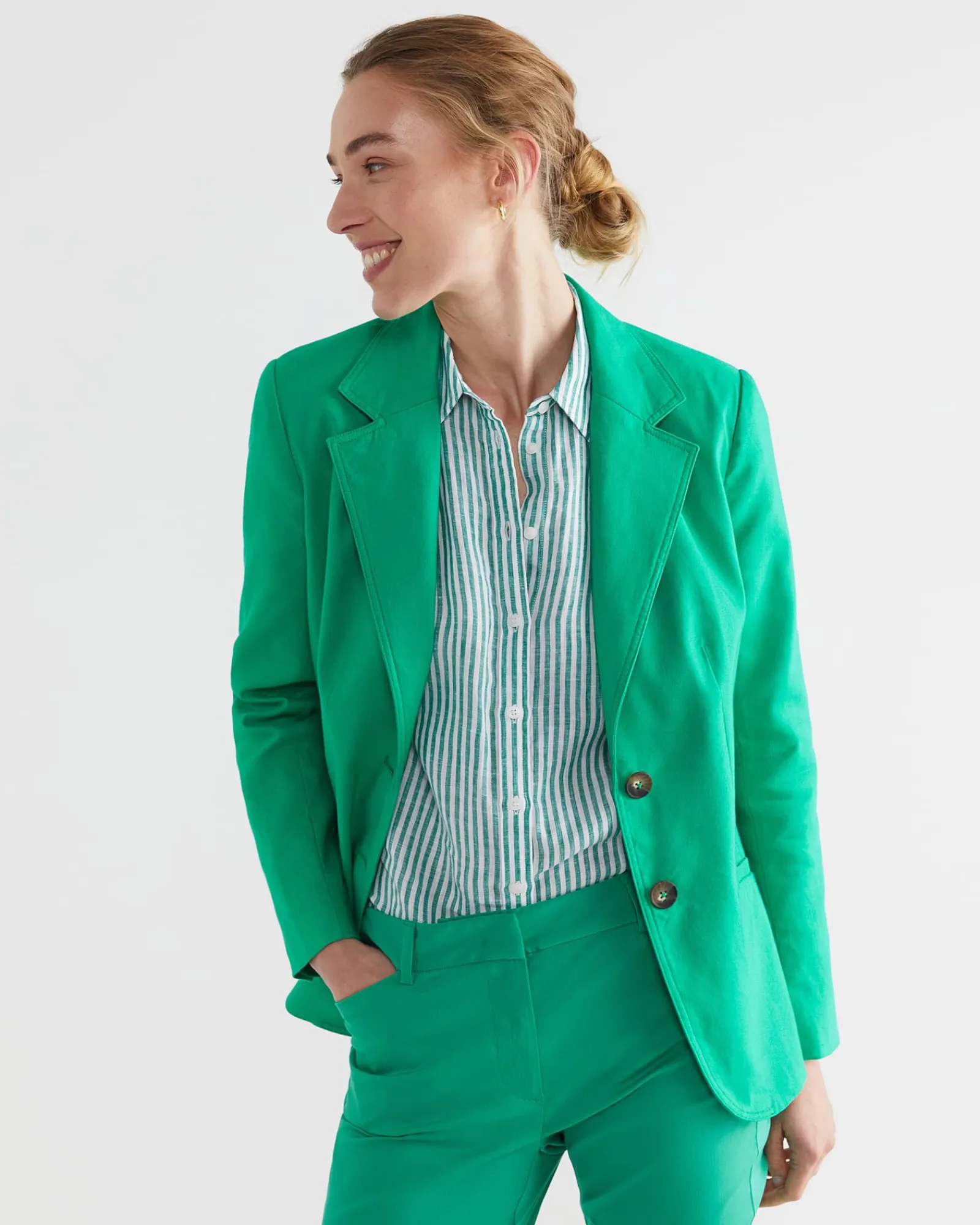 Best Sportscraft Rosa Blazer in Emerald