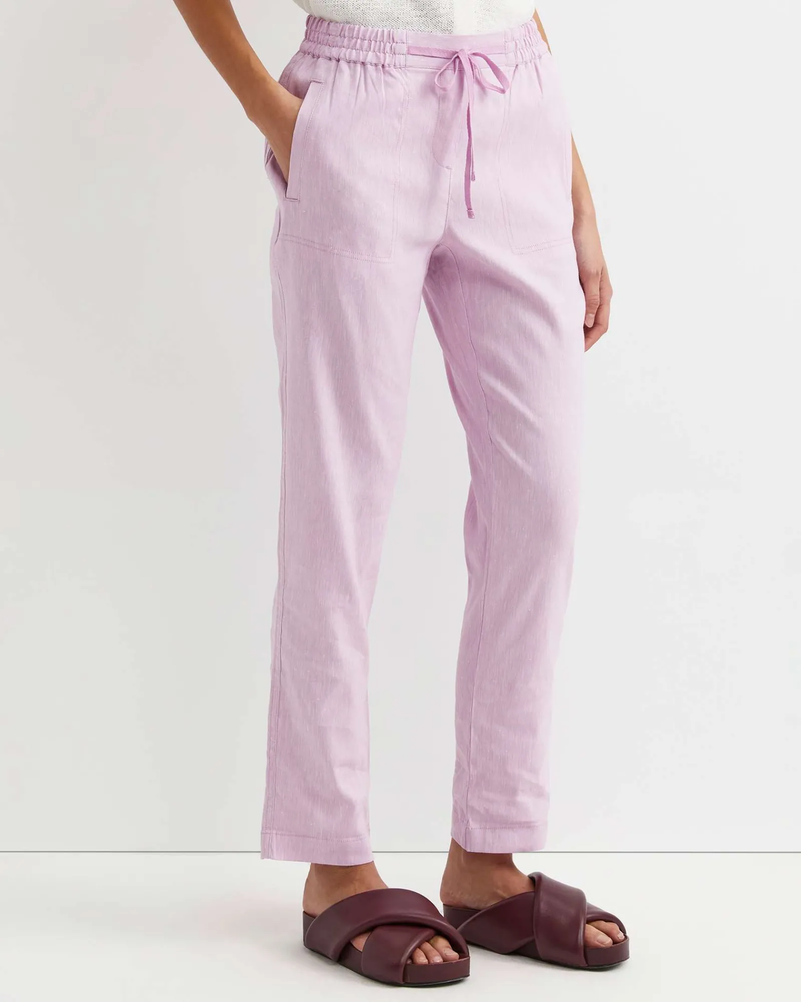 Online Sportscraft Rosa Linen Pant in Orchid