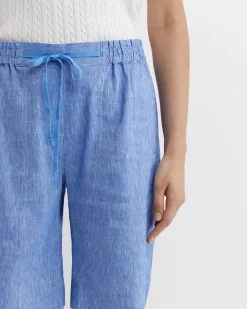 Discount Sportscraft Rosa Linen Short in Cerulean