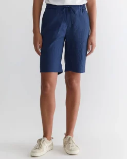 Online Sportscraft Rosa Linen Short in Indigo