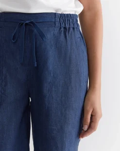 Online Sportscraft Rosa Linen Short in Indigo