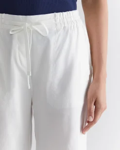 Fashion Sportscraft Rosa Linen Short in White