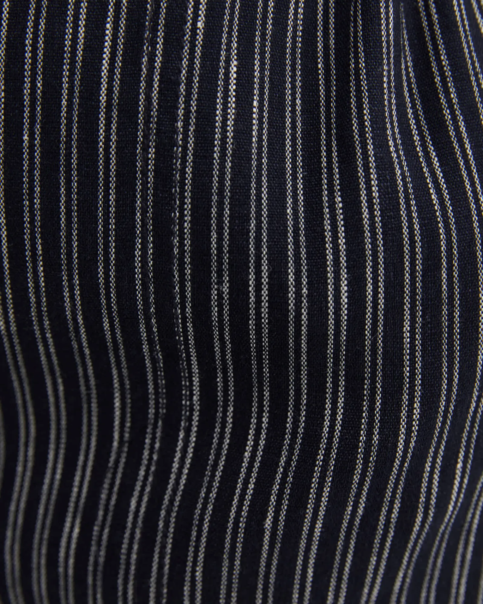 Clearance Sportscraft Rosa Stripe Crop Linen Pant in Navywhite Navy/white