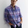 Best Sportscraft Rundel Check Shirt in Purple