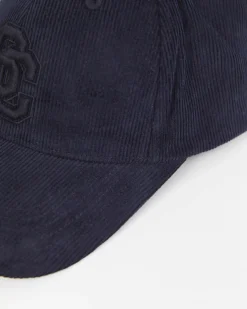 New Sportscraft SC Logo Cord Cap in Navy