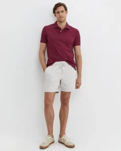 Best Sportscraft SC Pique Polo in Mulberry