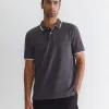 Discount Sportscraft SC Tipped Pique Polo in Charcoal