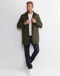 Outlet Sportscraft Seaburn Padded Coat in Dark Khaki DarkKhaki