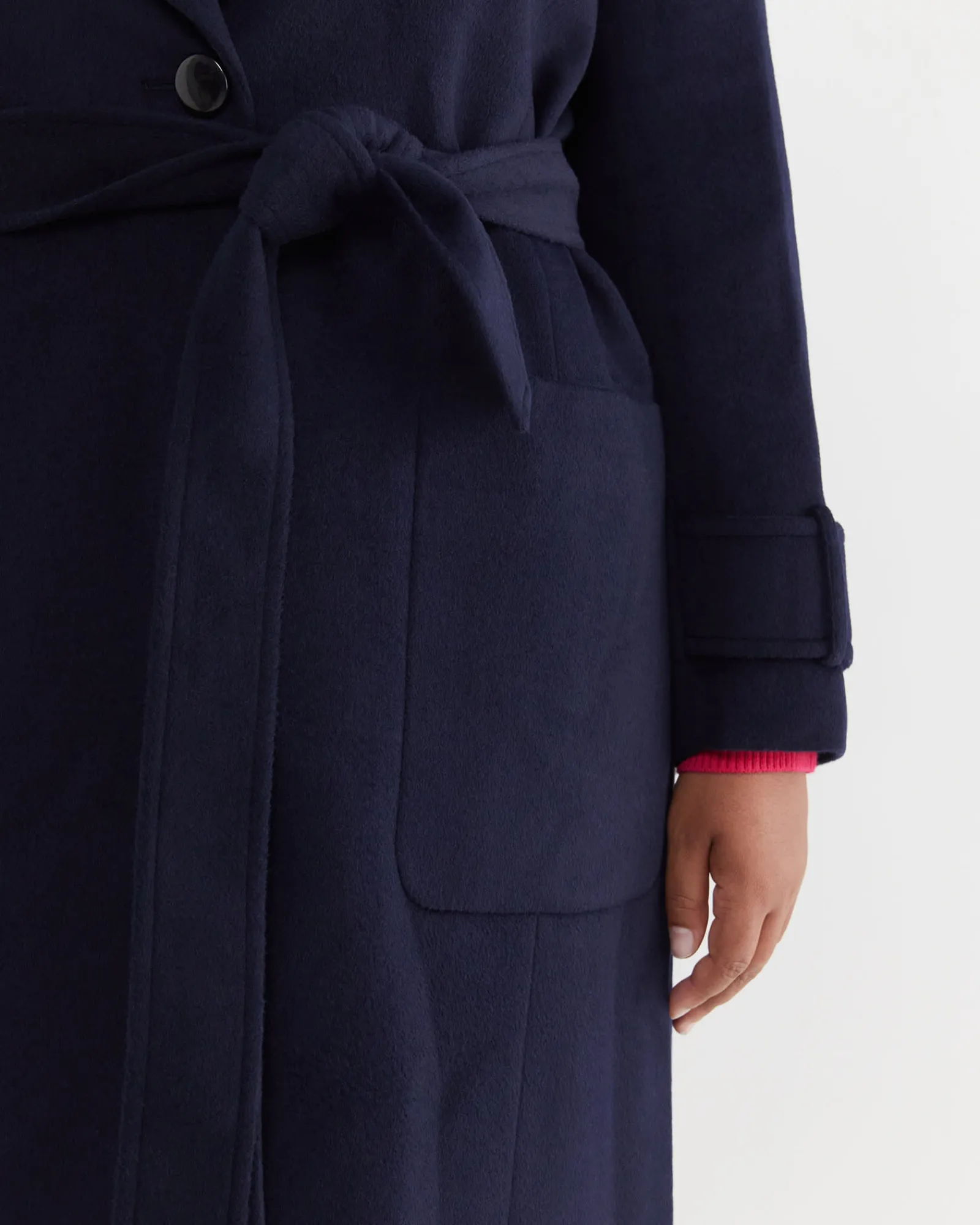 Best Sportscraft Sena Longline Coat in Navy