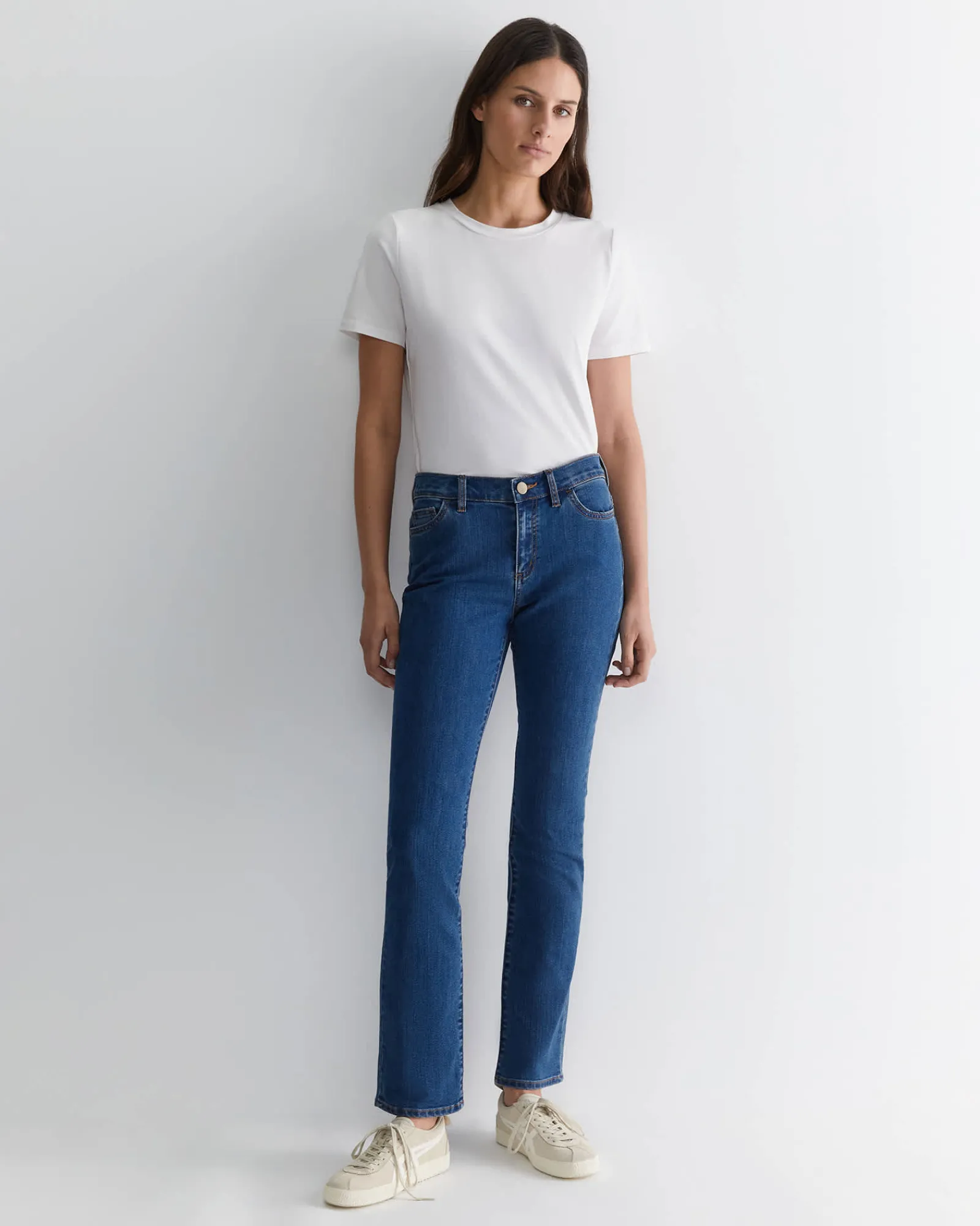 Sale Sportscraft Simone Straight Jean in Blue Wash BlueWash