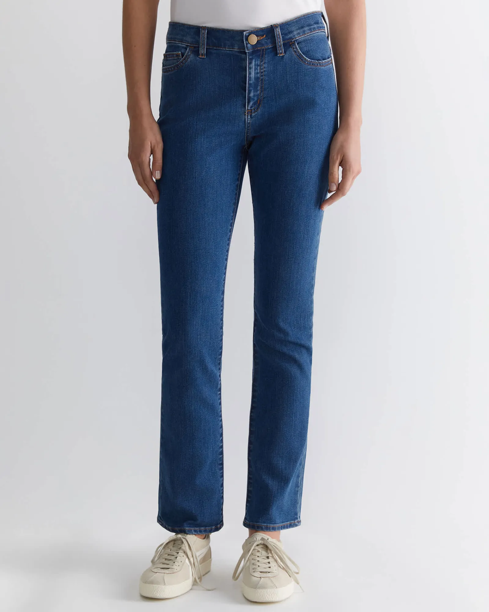 Sale Sportscraft Simone Straight Jean in Blue Wash BlueWash
