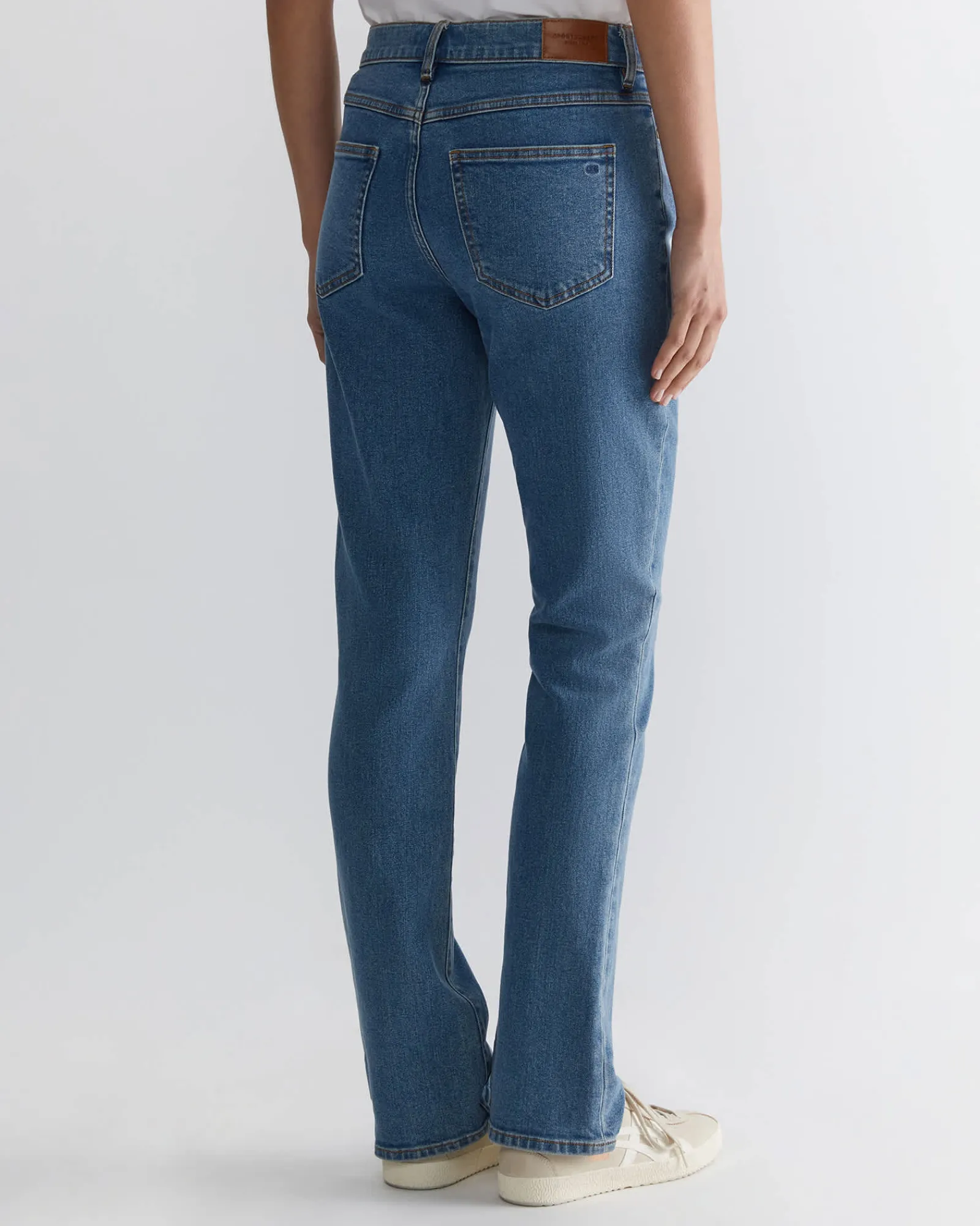 Best Sportscraft Simone Straight Jean in Mid Wash MidWash
