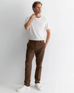 Online Sportscraft Smith Tapered Chinos in Brown
