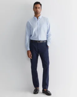 Outlet Sportscraft Smith Tapered Chinos in French Navy FrenchNavy