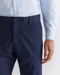 Outlet Sportscraft Smith Tapered Chinos in French Navy FrenchNavy