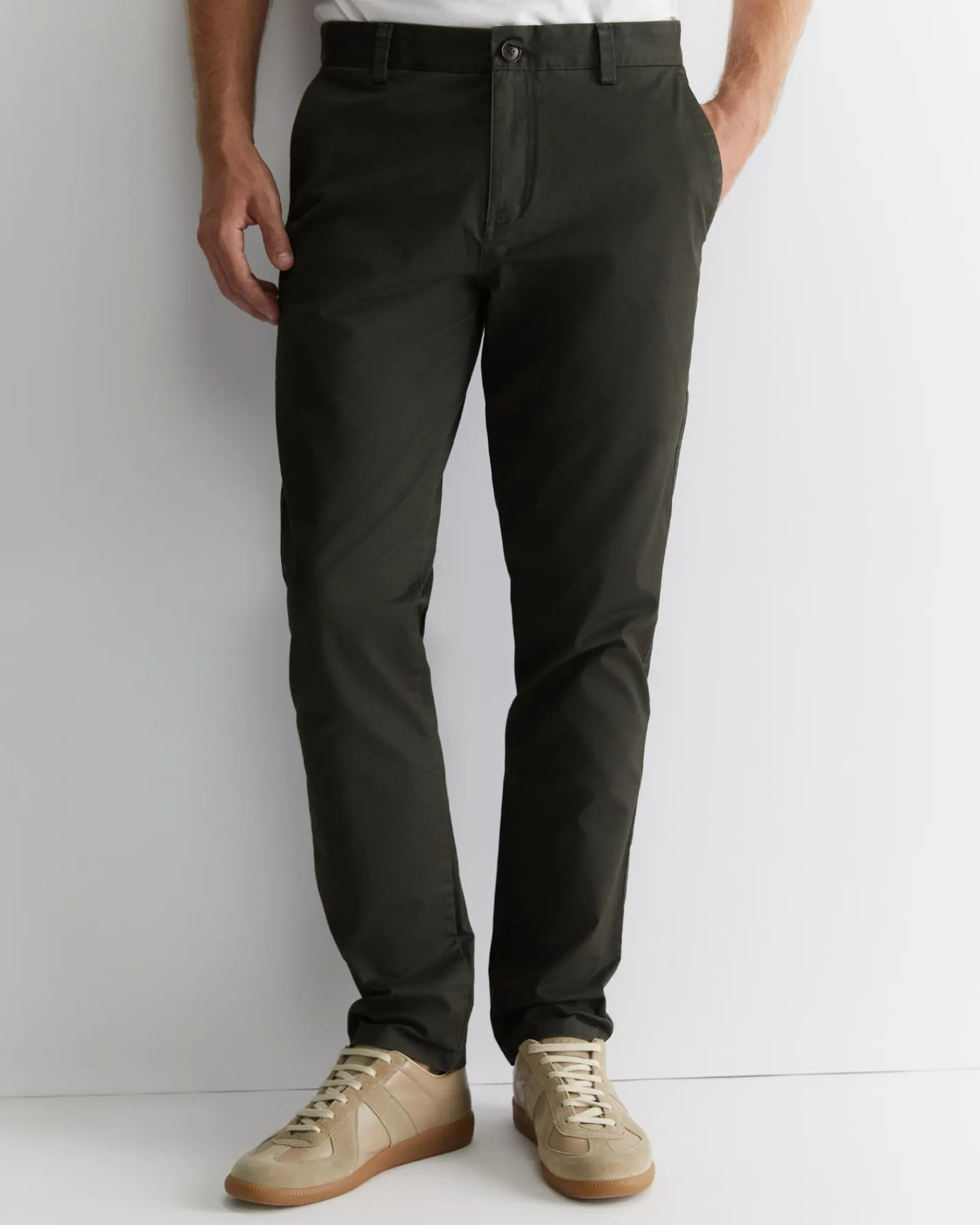 Clearance Sportscraft Smith Tapered Chinos in Moss