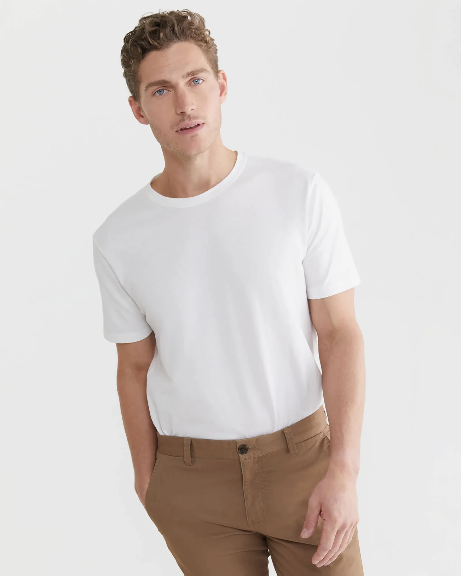 New Sportscraft Smith Tapered Chinos in Malt