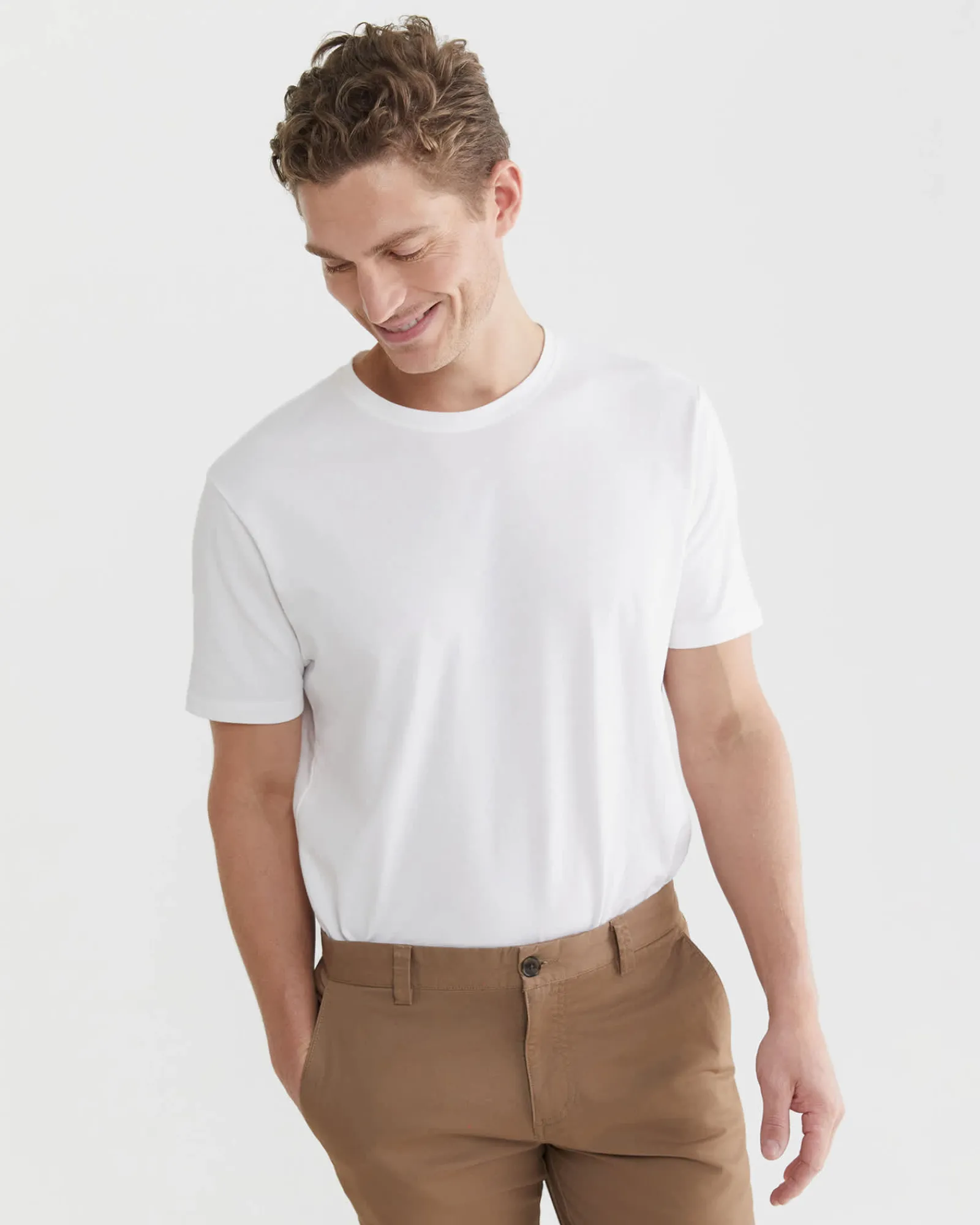New Sportscraft Smith Tapered Chinos in Malt