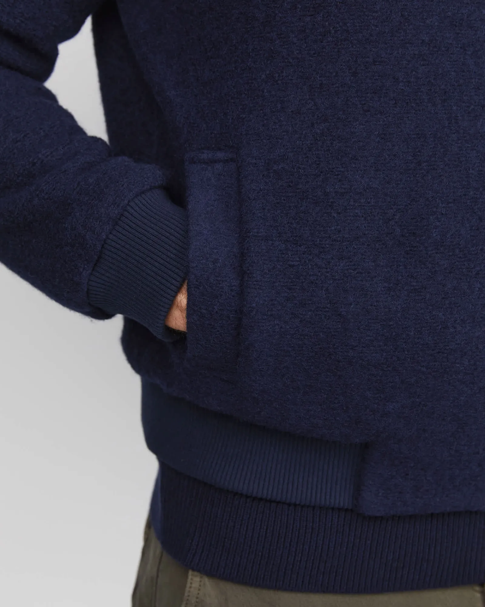 Clearance Sportscraft Stephen Bomber Jacket in Navy