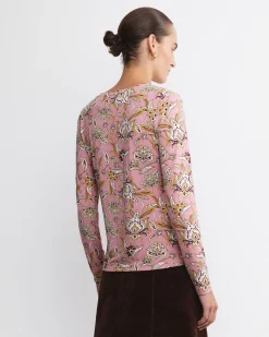 Online Sportscraft Sue Paisley Long Sleeve Magic Tee in Pink Multi PinkMulti