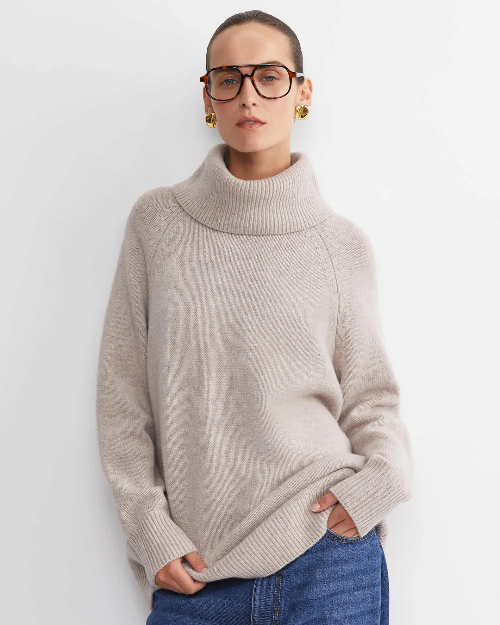 Sale Sportscraft Sunshine Chunky Sweater in Mink