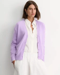 Best Sportscraft Sunshine Oversized Cardigan in Soft Lilac SoftLilac