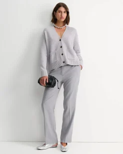 Fashion Sportscraft Sunshine Oversized Cardigan in Grey Melange GreyMelange