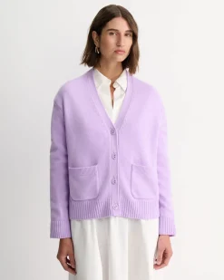 Best Sportscraft Sunshine Oversized Cardigan in Soft Lilac SoftLilac