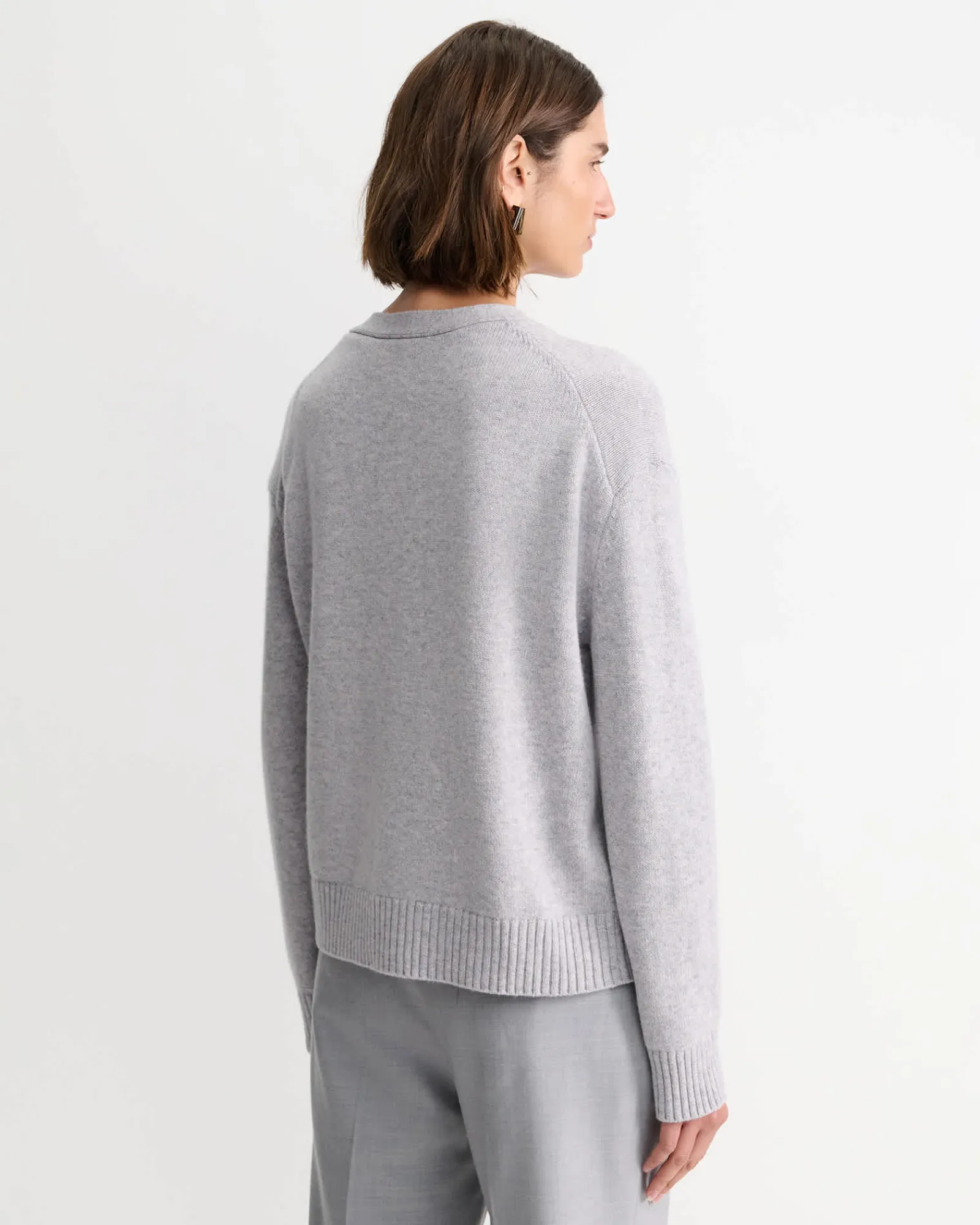 Fashion Sportscraft Sunshine Oversized Cardigan in Grey Melange GreyMelange