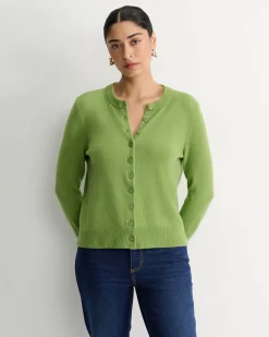 Best Sportscraft Sunshine Wool Cardigan in Avocado