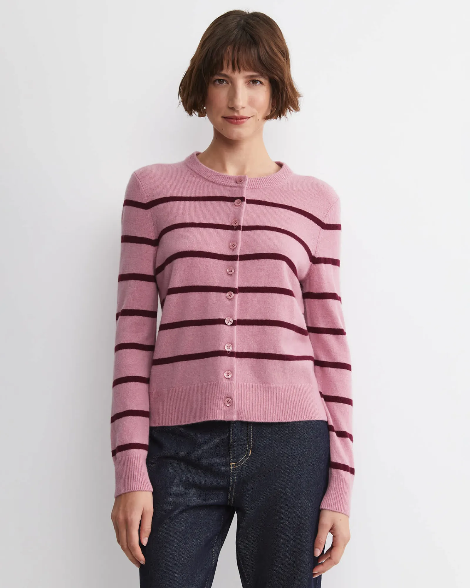 Discount Sportscraft Sunshine Wool Cardigan in Pink Multi PinkMulti