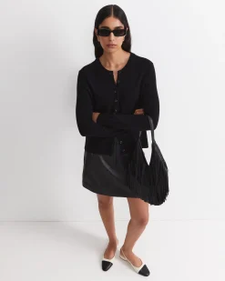 Online Sportscraft Sunshine Wool Cardigan in Black
