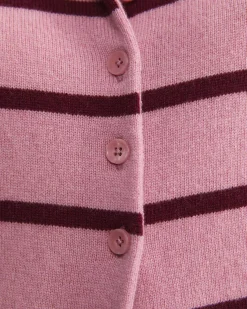 Discount Sportscraft Sunshine Wool Cardigan in Pink Multi PinkMulti