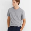 New Sportscraft Supersoft Melange Tee in Grey Melange GreyMelange