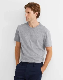 New Sportscraft Supersoft Melange Tee in Grey Melange GreyMelange